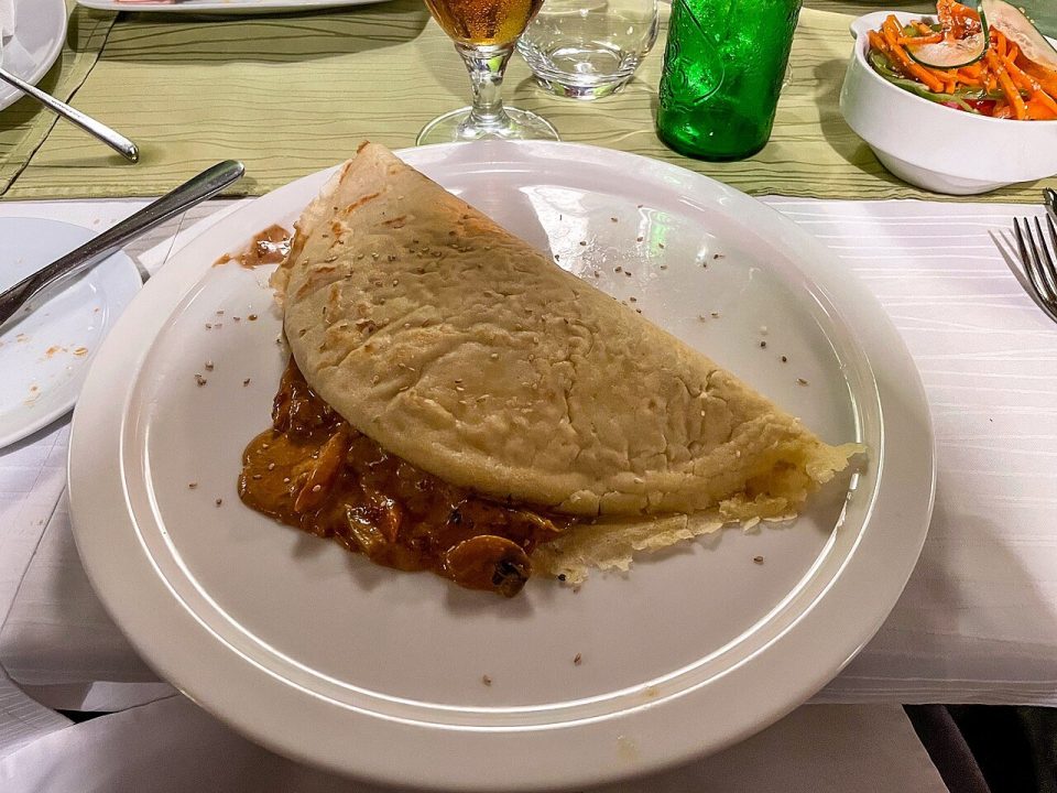 Veggie Lovers Pancake Plate